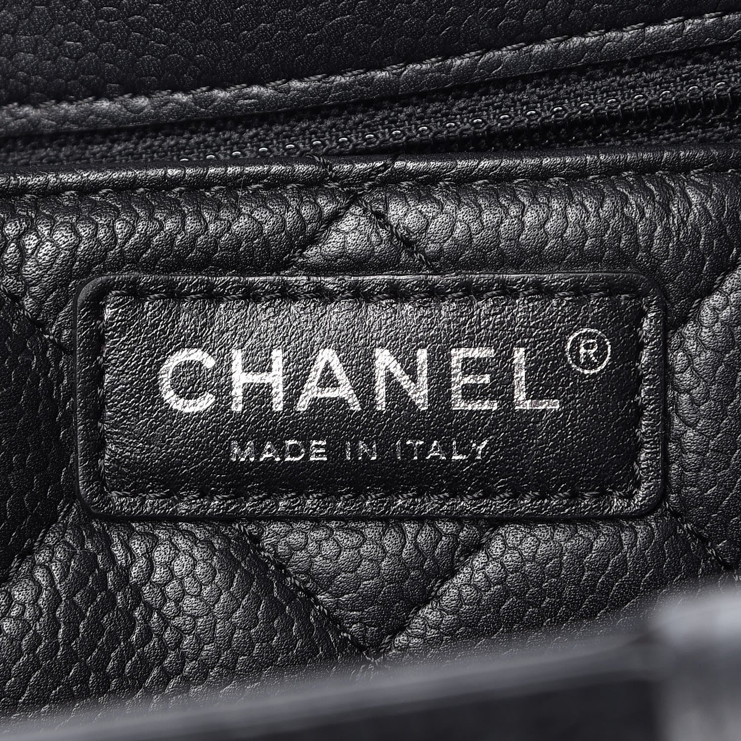 Chanel Caviar Quilted Large CC Box Shopping Tote Black 6 of 13