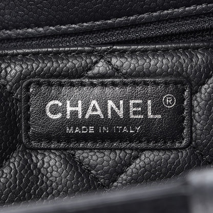 Chanel Caviar Quilted Large CC Box Shopping Tote Black 6 of 13