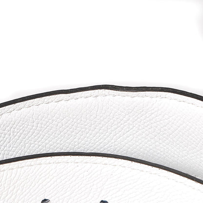 Hermes Epsom 42mm Belt Strap 115 Colvert Blanc White 3 of 7
