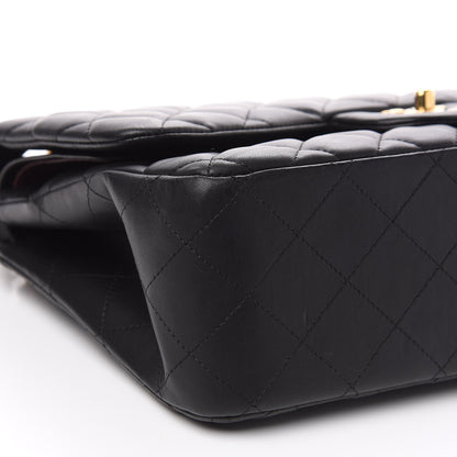 Chanel Lambskin Quilted Jumbo Double Flap Black 7 of 15