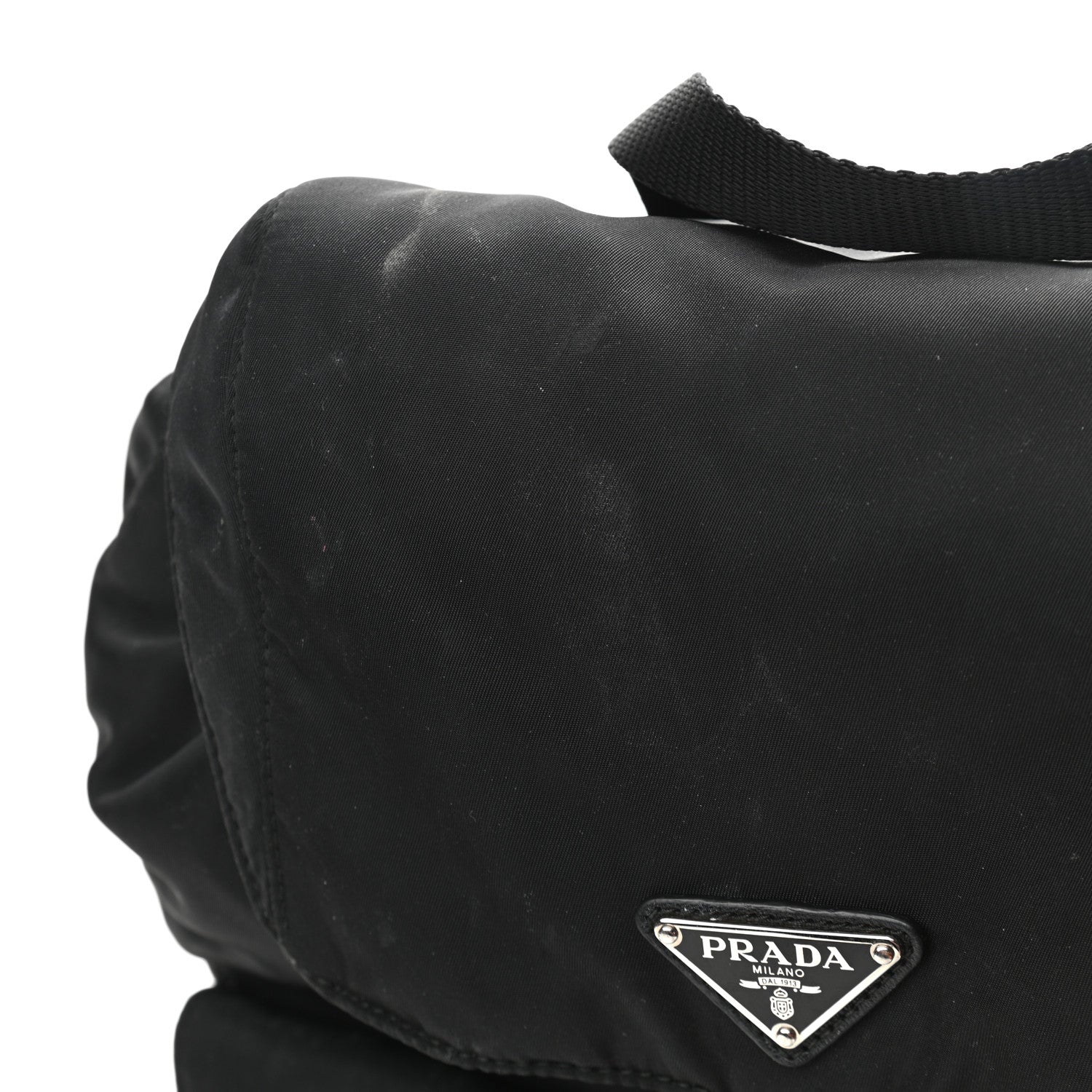 Prada Nylon Vela Medium Backpack Black 12 of 12