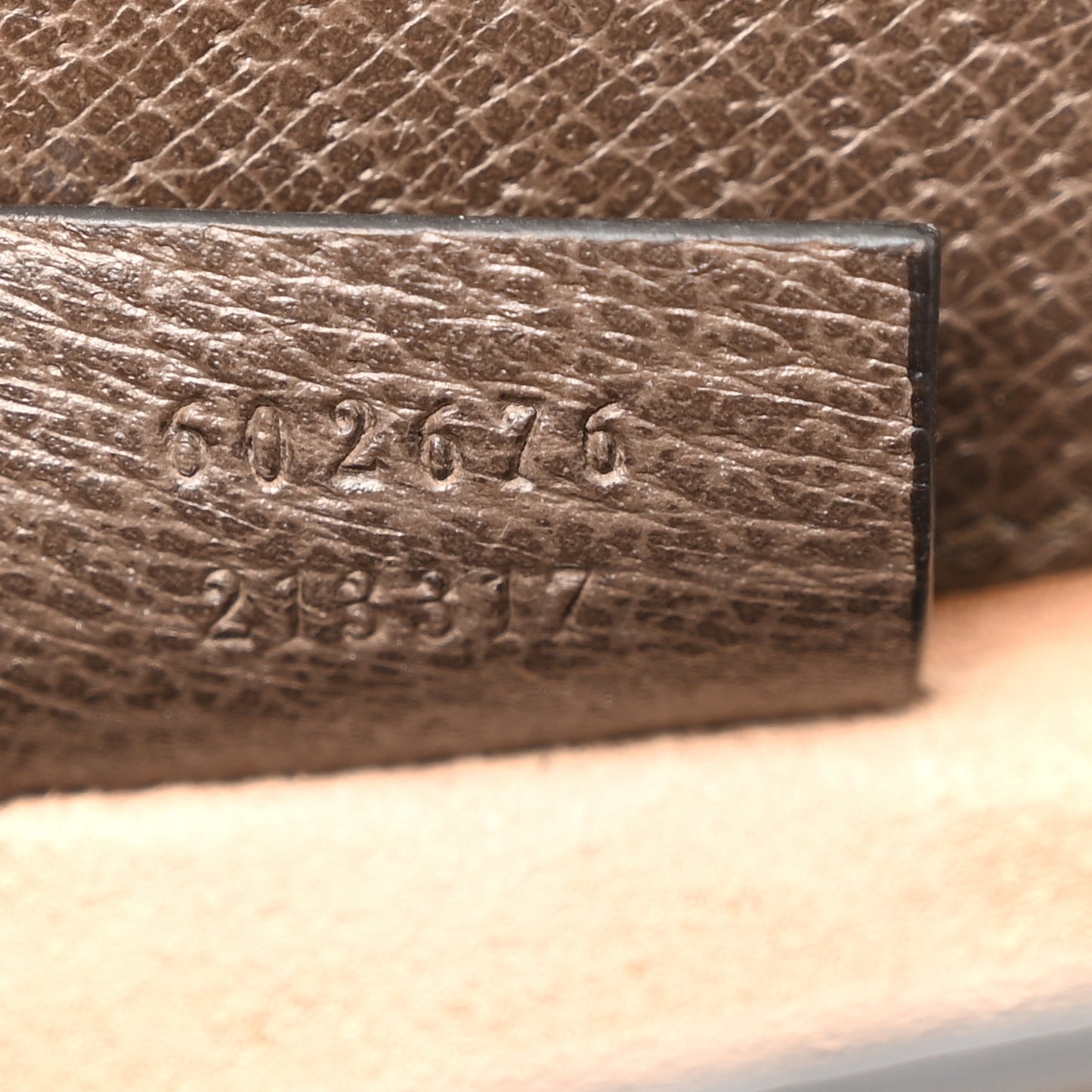 GG Supreme Monogram Textured Dollar Calfskin Web Mini Ophidia Chain Shoulder Bag Beige Ebony New Acero