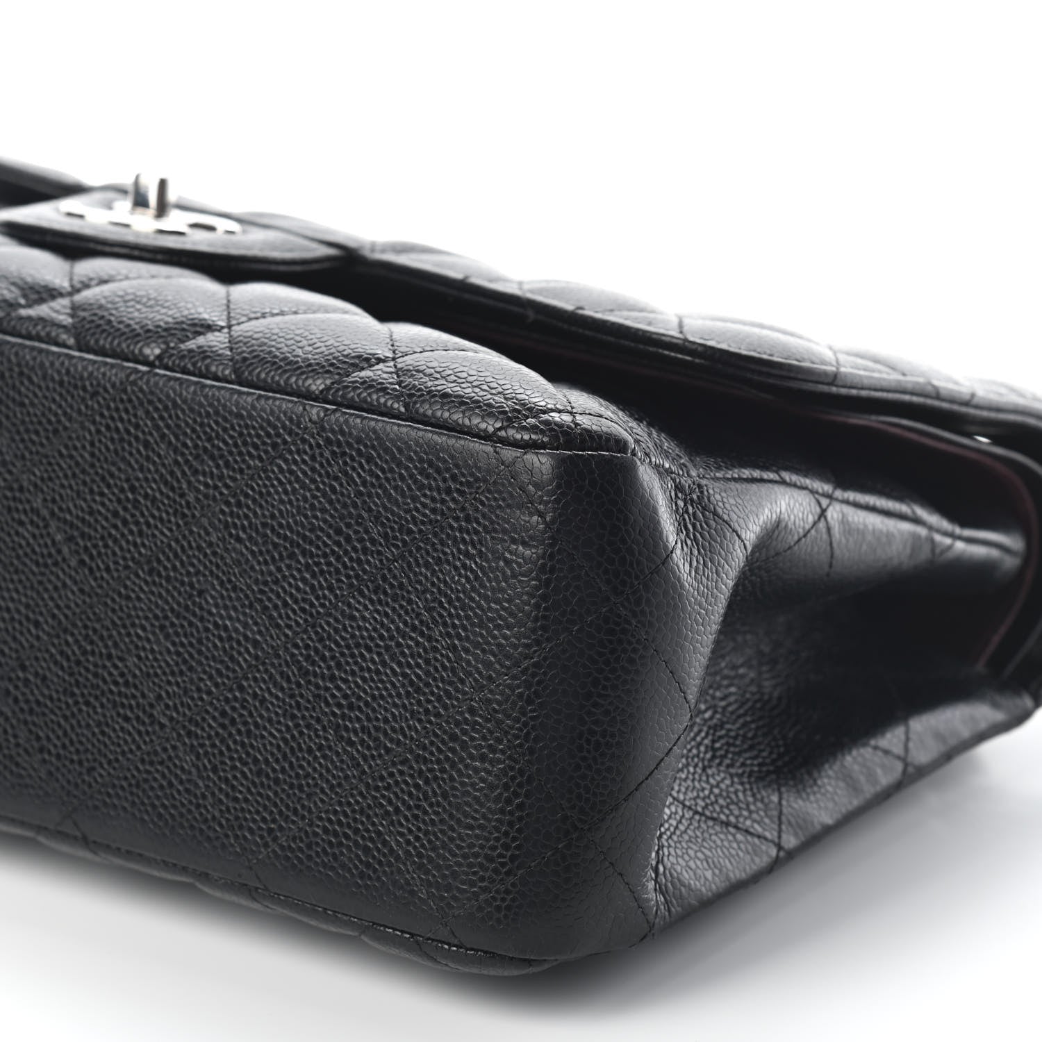 Chanel Caviar Quilted Jumbo Double Flap Black 10 of 10