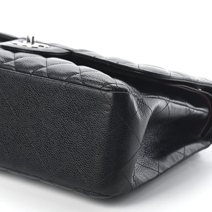 Chanel Caviar Quilted Jumbo Double Flap Black 10 of 10