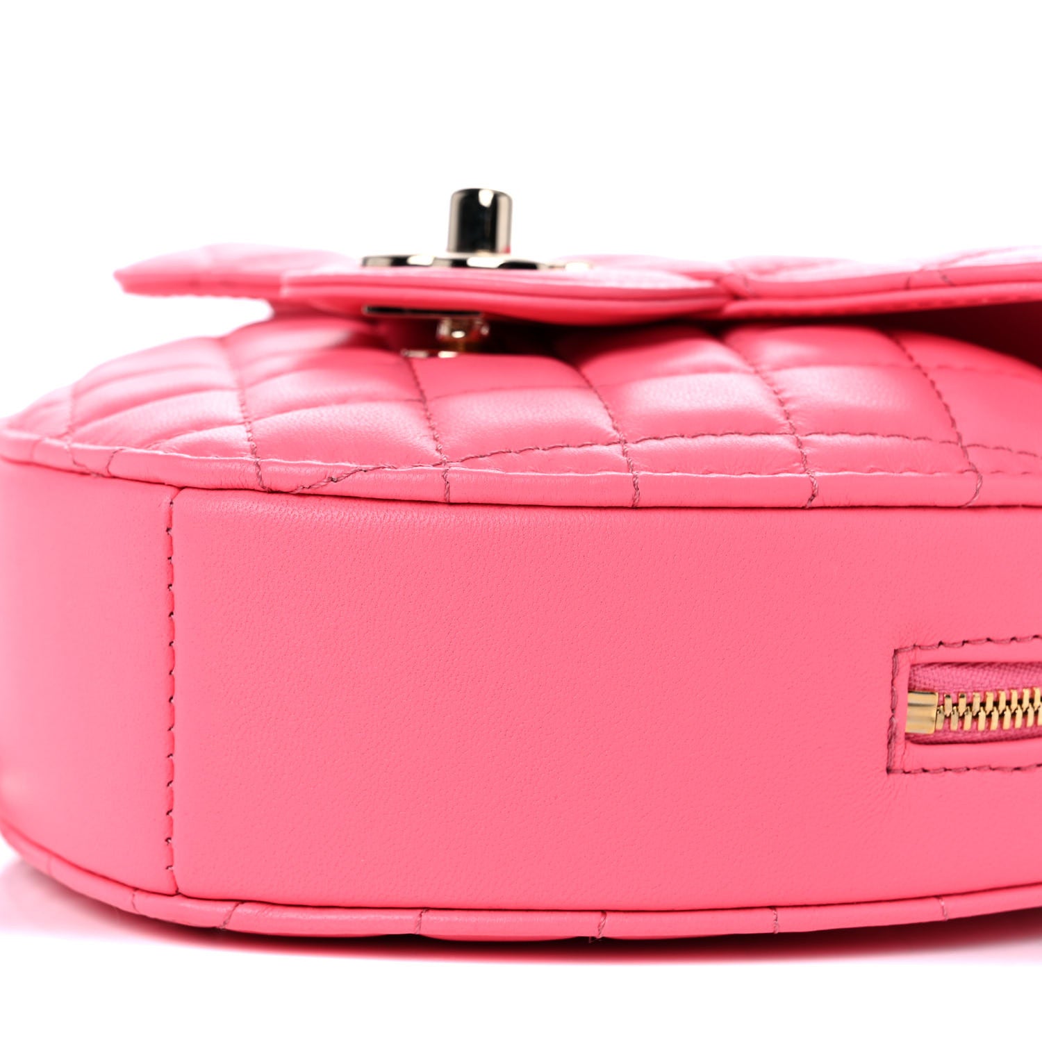Chanel Lambskin Quilted CC In Love Heart Bag Pink 9 of 10