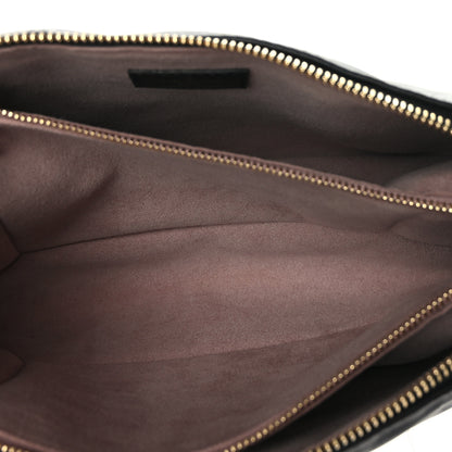 Louis Vuitton Lambskin Embossed Monogram Coussin PM Black 6 of 9