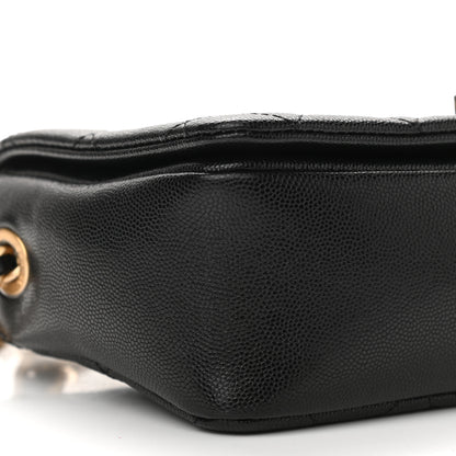 Chanel Caviar Quilted Small Fashion Therapy Flap Bag Black 8 of 11