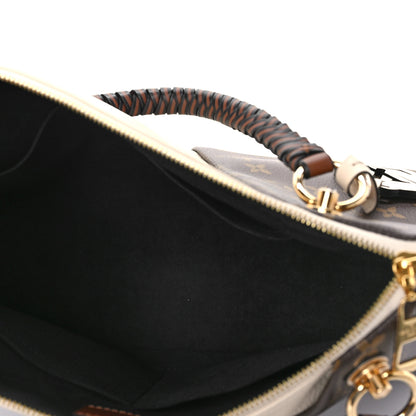 Louis Vuitton Monogram Braided V Tote MM Creme 5 of 8