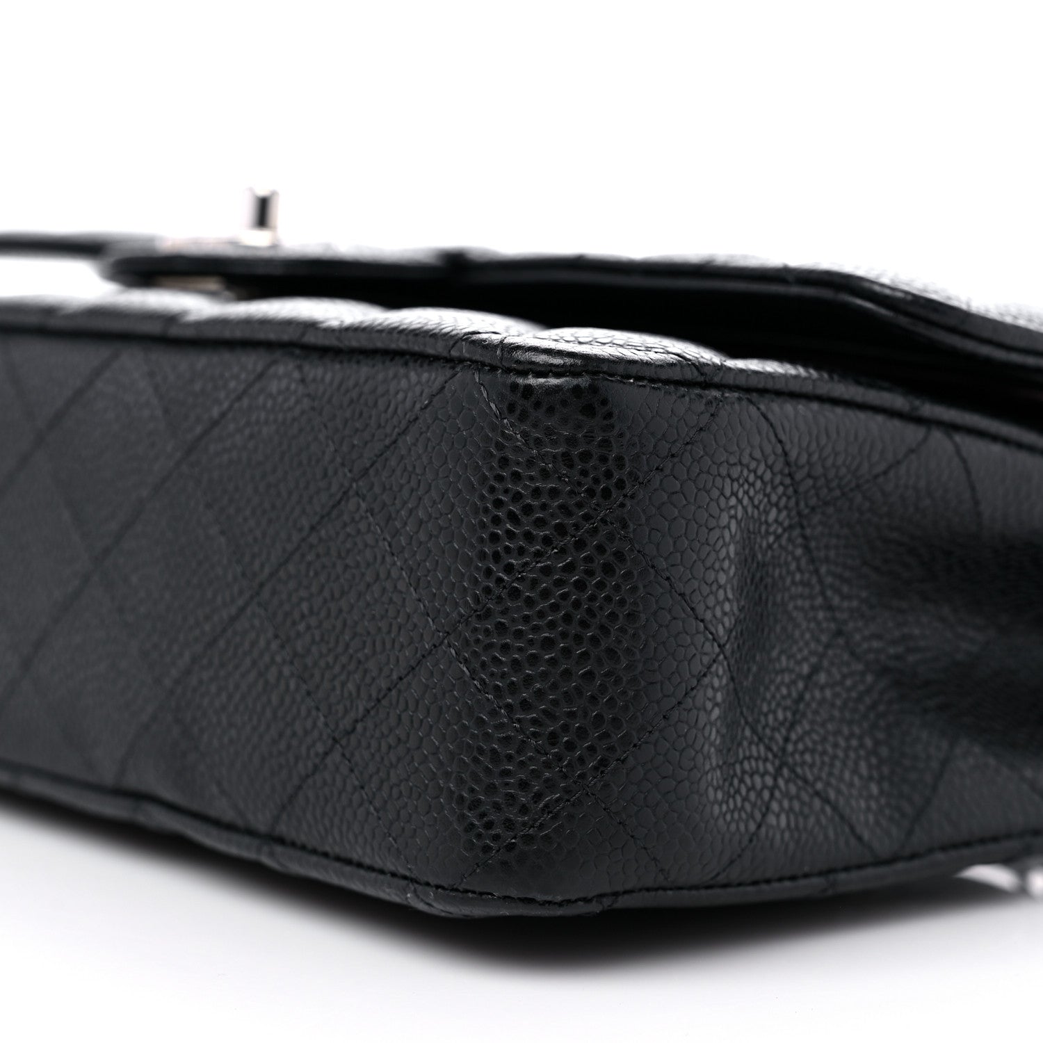 Chanel Caviar Quilted Medium Double Flap Black 8 of 9
