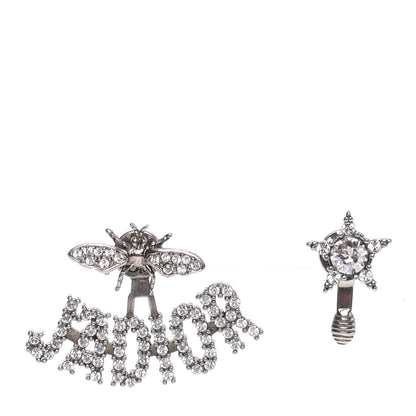 Christian Dior Palladium Crystal J'adior Earrings 1 of 3
