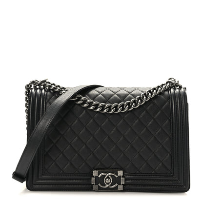 Chanel Caviar Quilted New Medium Boy Flap Black 1 of 9