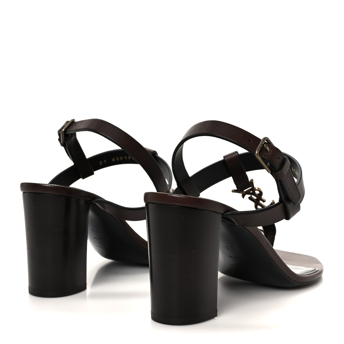Calfskin Cassandra 75 Sandals 38 Moro