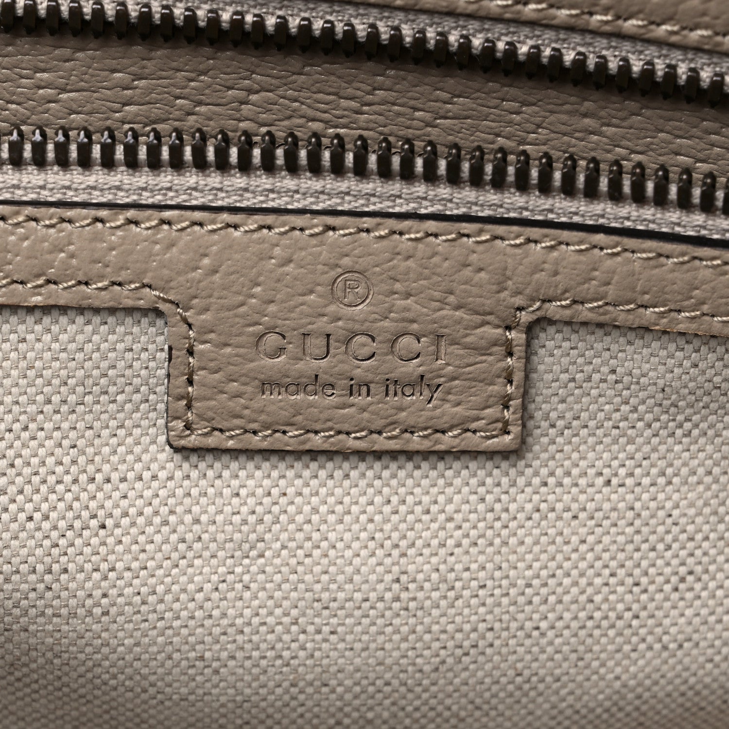 Gucci GG Supreme Monogram Textured Dollar Calfskin Web Medium Savoy Duffle Bag Beige Mystic White Oatmeal 5 of 8