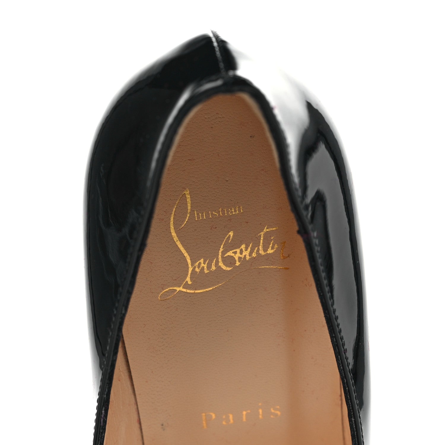 Christian Louboutin Patent Pigalle 85 Pumps 37 Black 7 of 7
