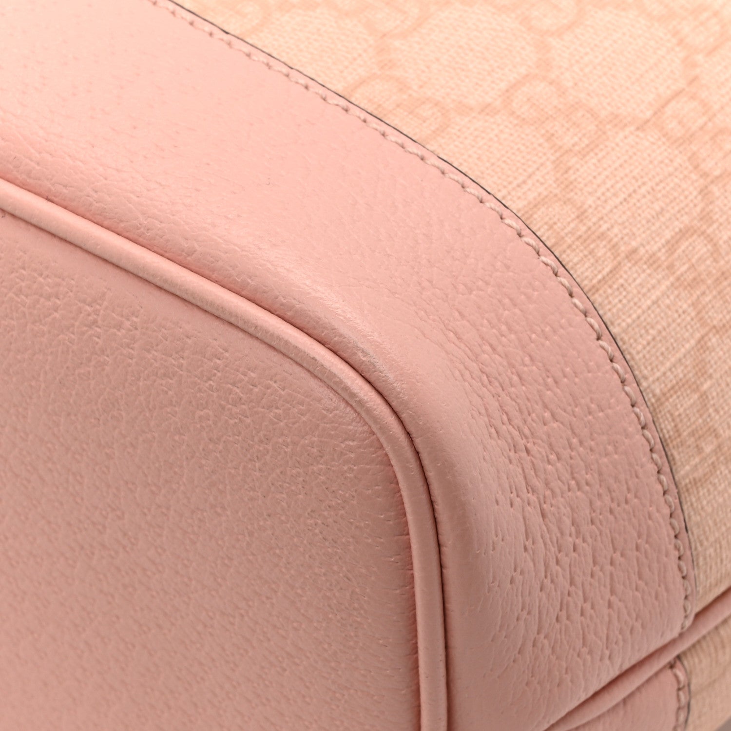 Gucci GG Supreme Monogram Textured Dollar Calfskin Medium Ophidia Shoulder Tote Bag Rose Pink 13 of 13