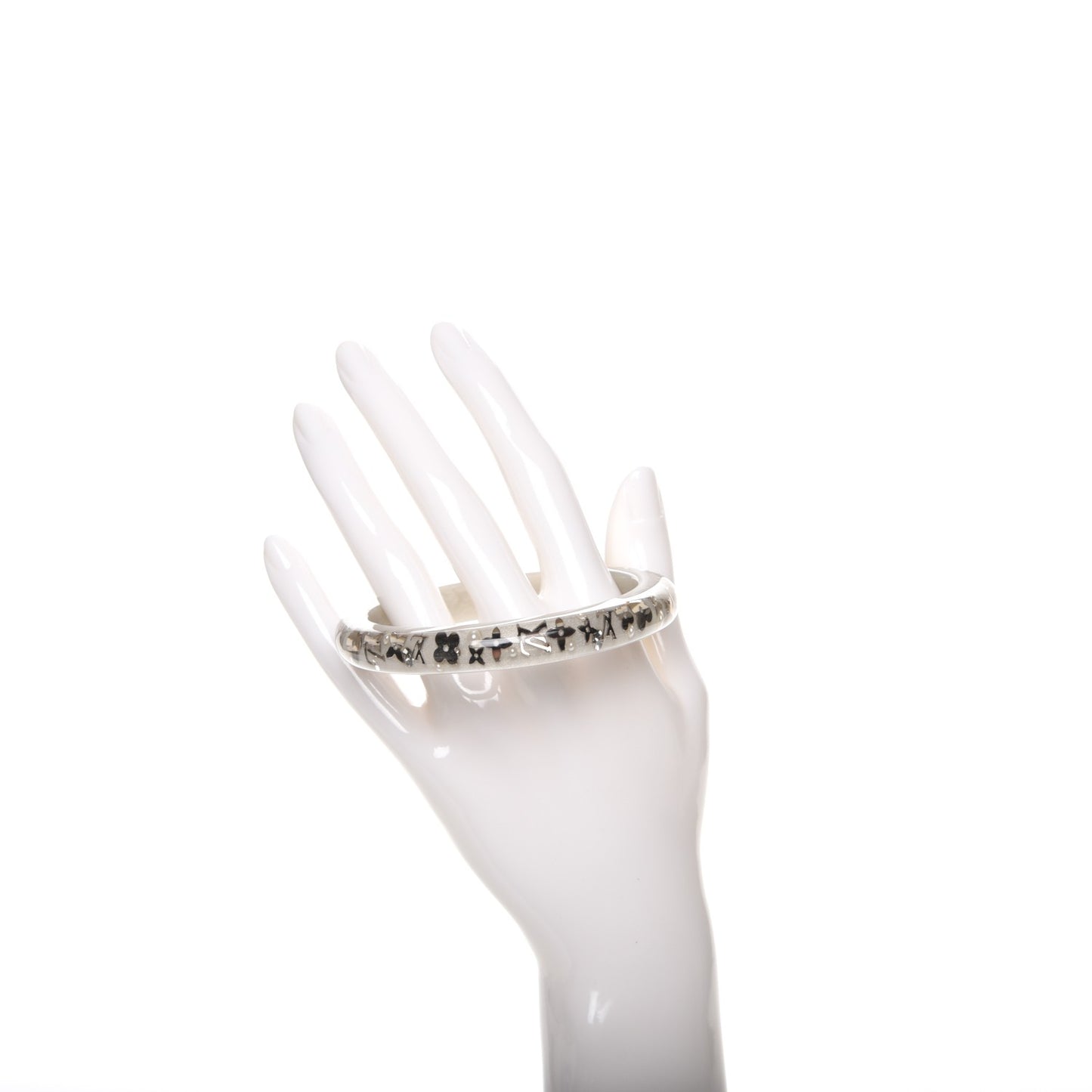 Resin Swarovski Medium Inclusion Bracelet PM Grey