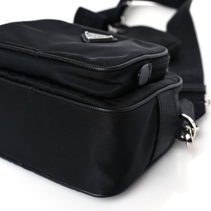 Prada Re-Nylon Saffiano Mini Re-Edition 2005 Camera Bag Black 8 of 8