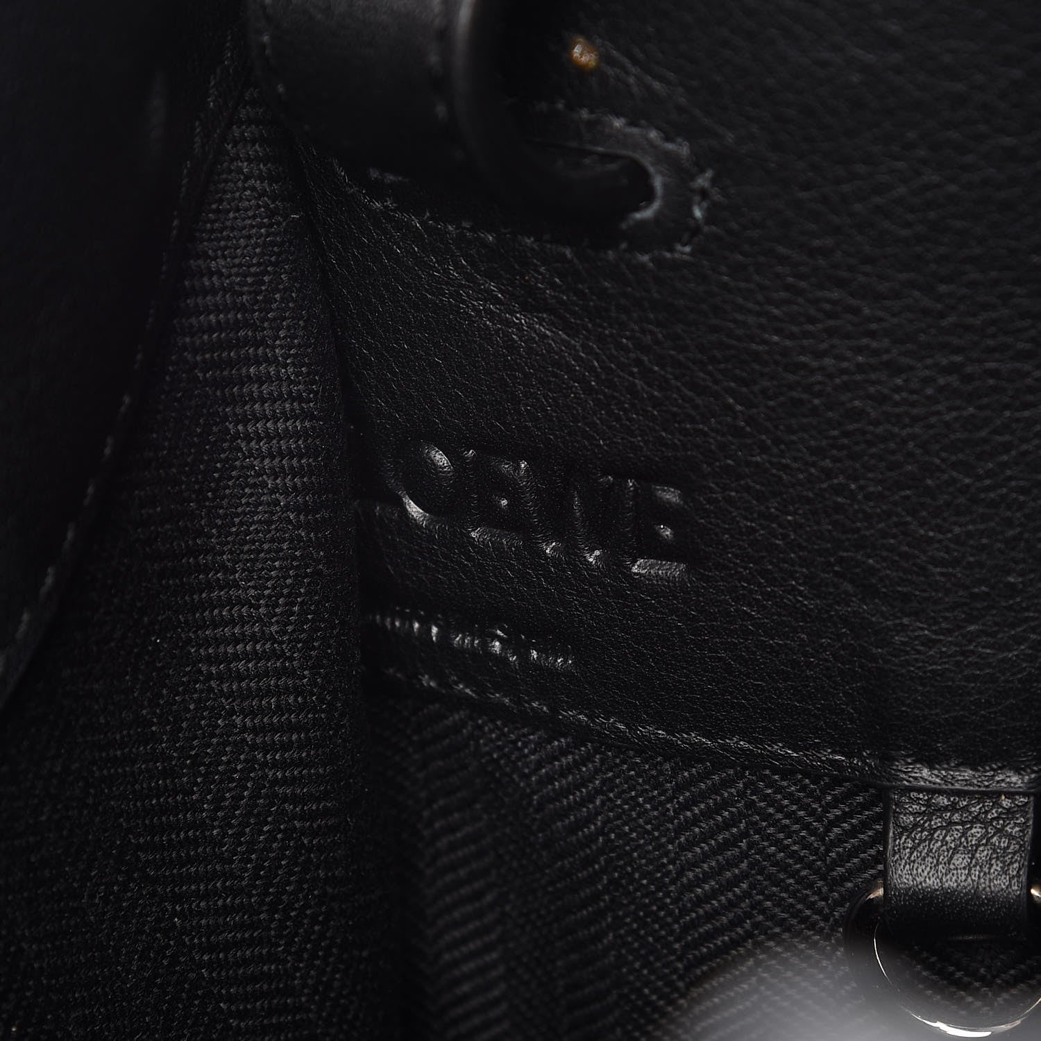 Loewe Calfskin Small Hammock Shoulder Bag Black 6 of 7
