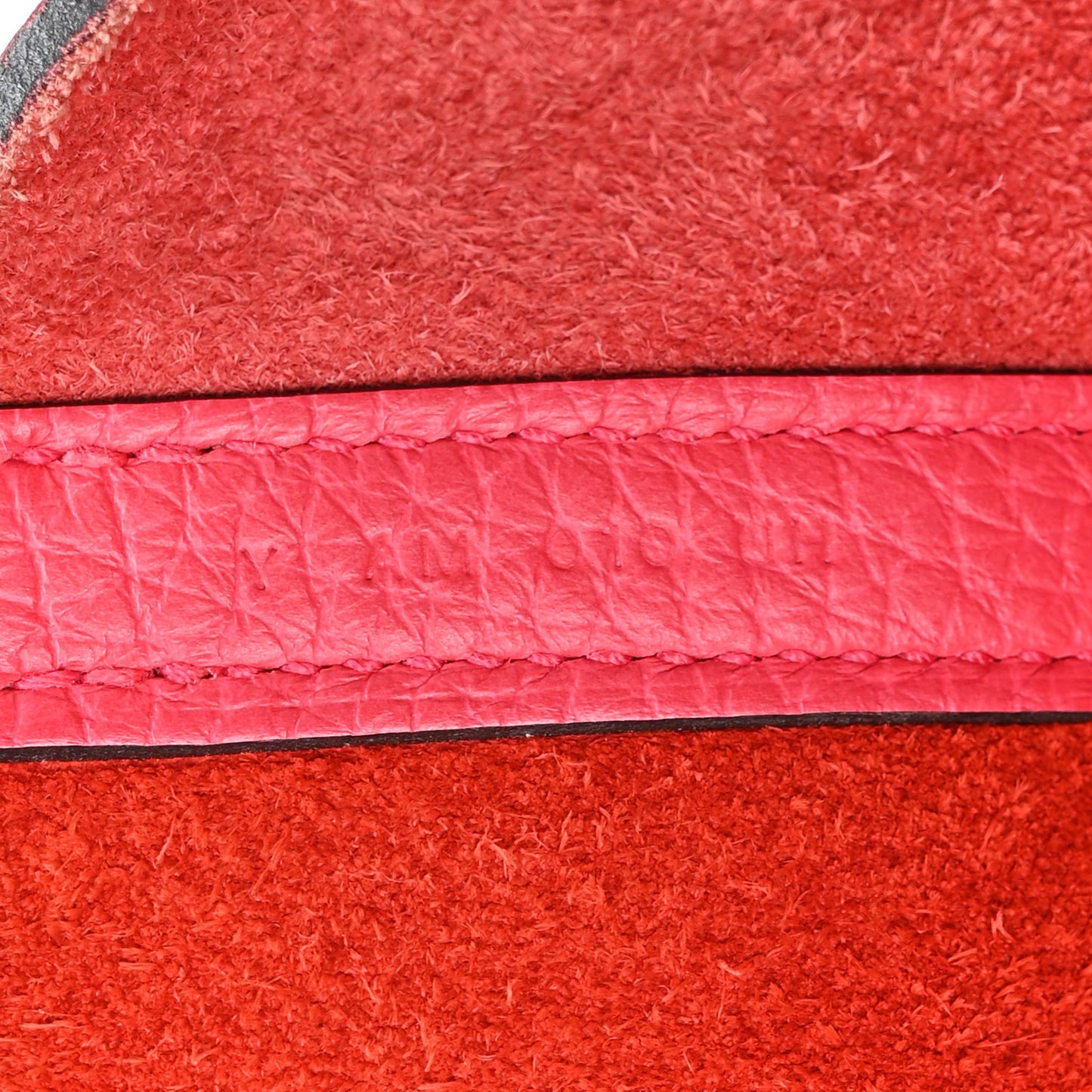 Taurillon Clemence Casaque Picotin Lock 22 MM Rouge De Coeur Rose Extreme Bleu Zanzibar