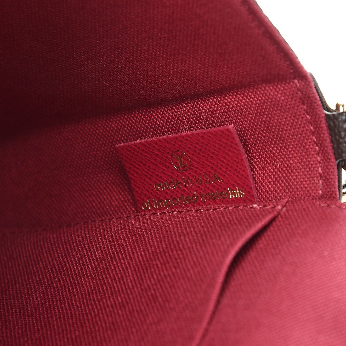 Monogram Pochette Felicie Chain Wallet Fuchsia
