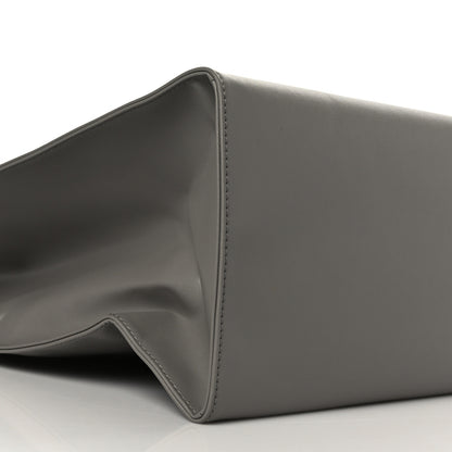 Telfar Vegan Leather Large Shopping Bag Grey 7 of 8