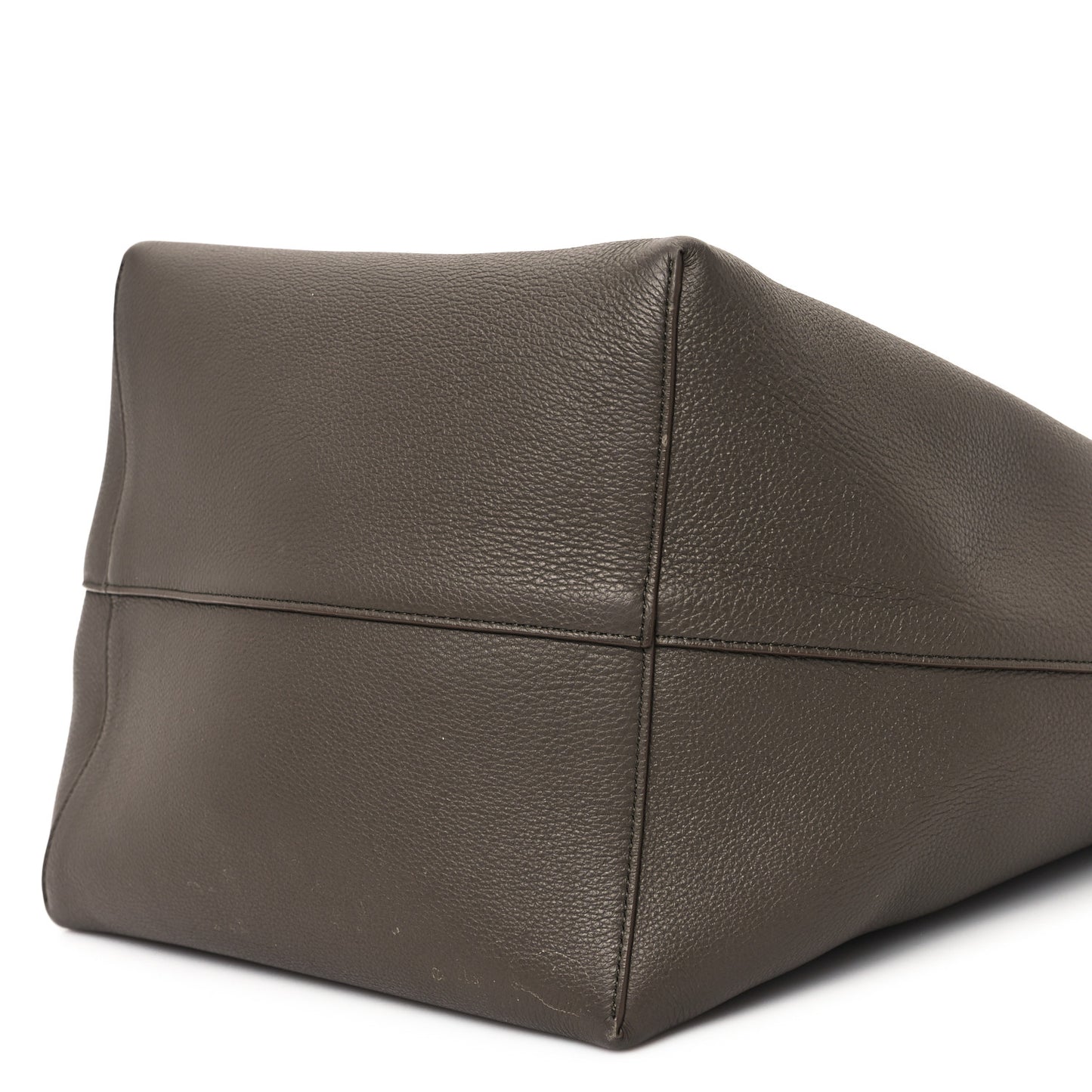 Grained Calfskin Large N/S Park Tote French Grey