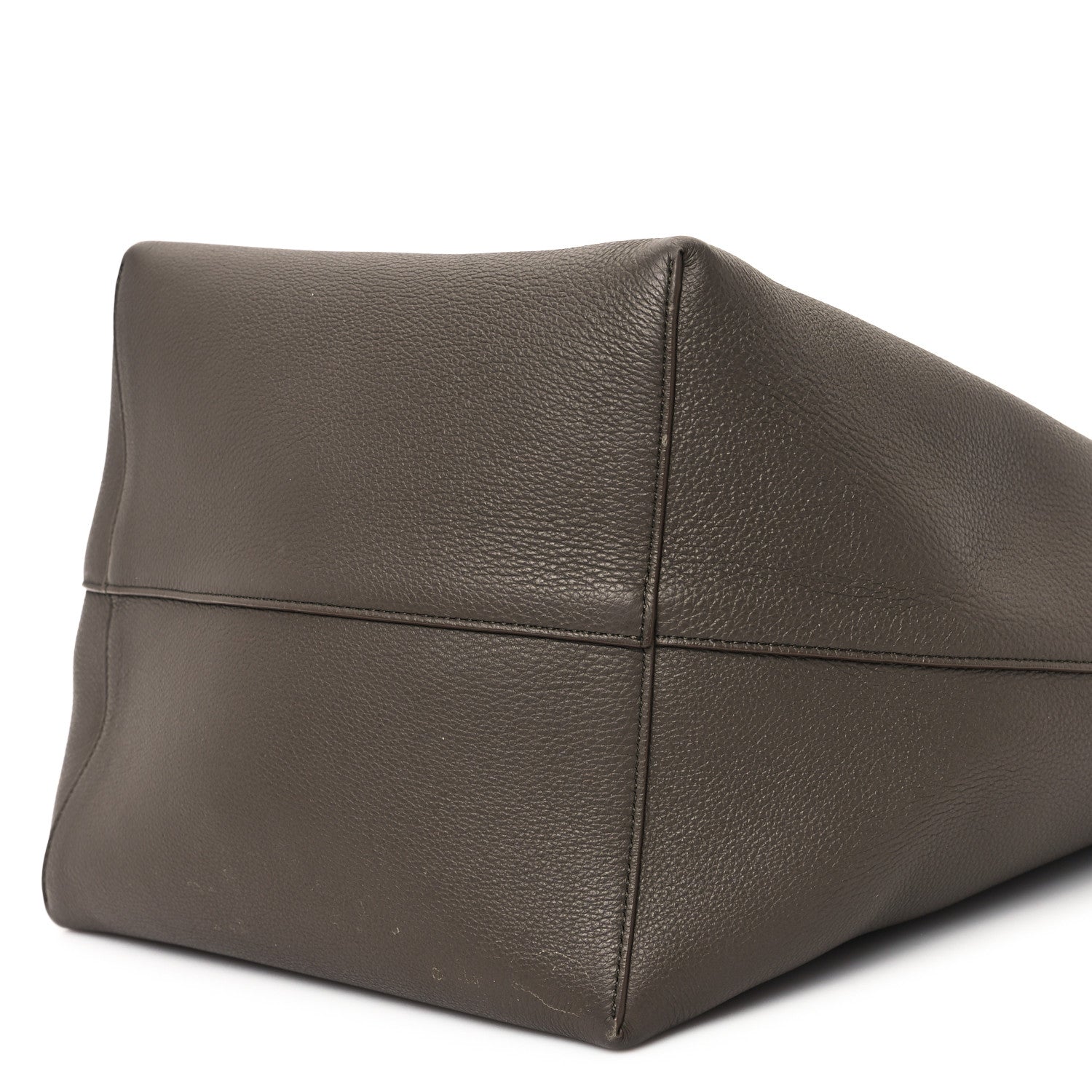 The Row Grained Calfskin Large N/S Park Tote French Grey 9 of 9