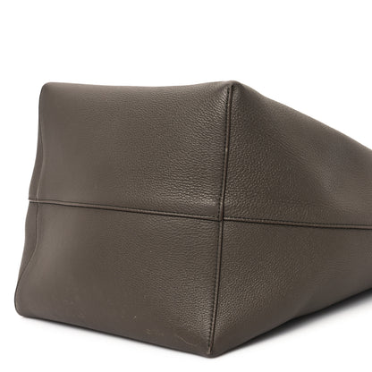 The Row Grained Calfskin Large N/S Park Tote French Grey 9 of 9