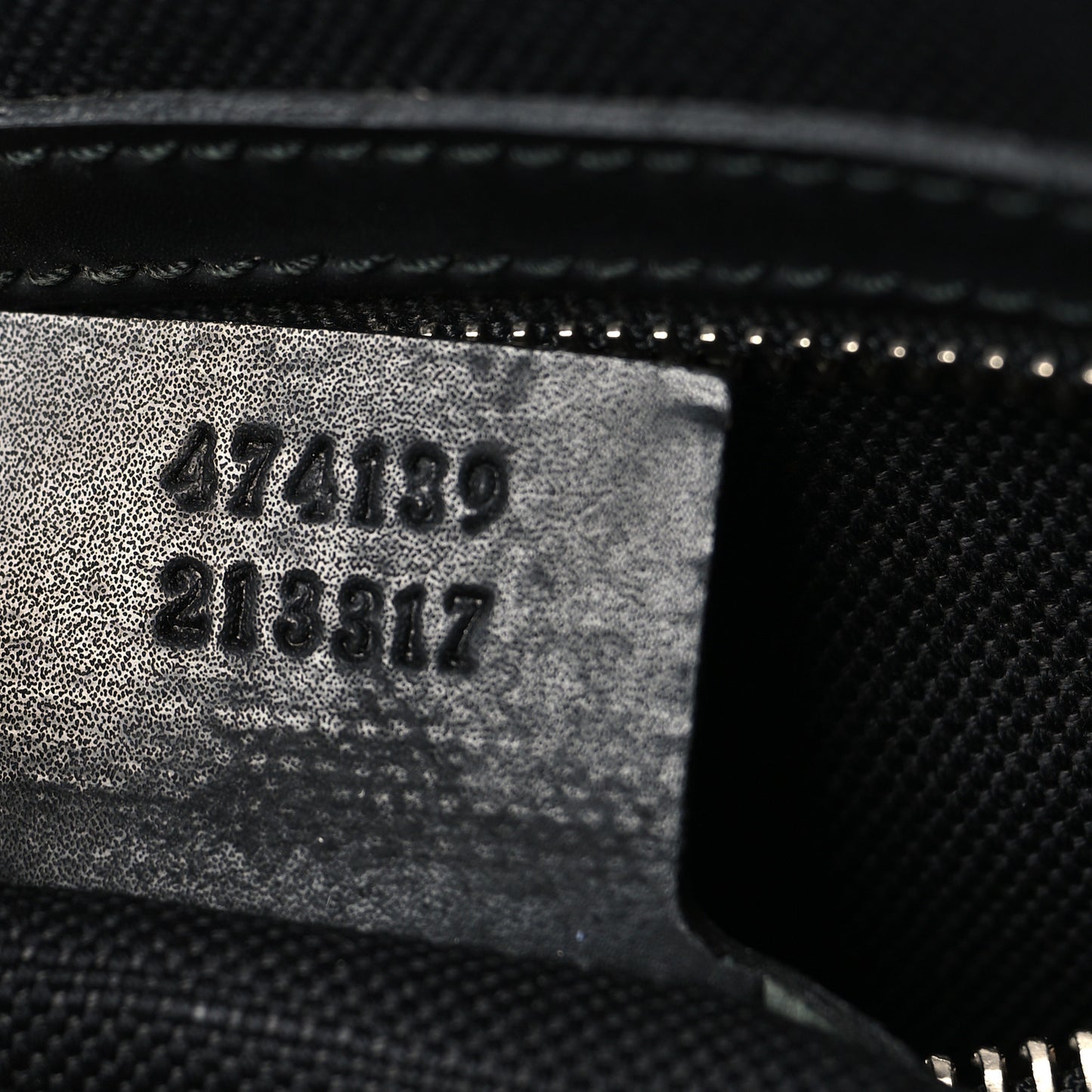 Soft GG Supreme Monogram Appia Calfskin Web East West Messenger Bag Black Grey