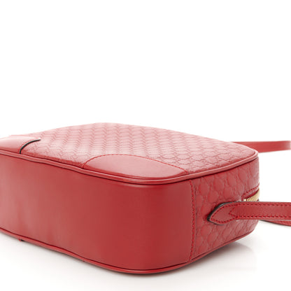 Gucci Microguccissima Mini Bree Messenger Bag Red 11 of 12
