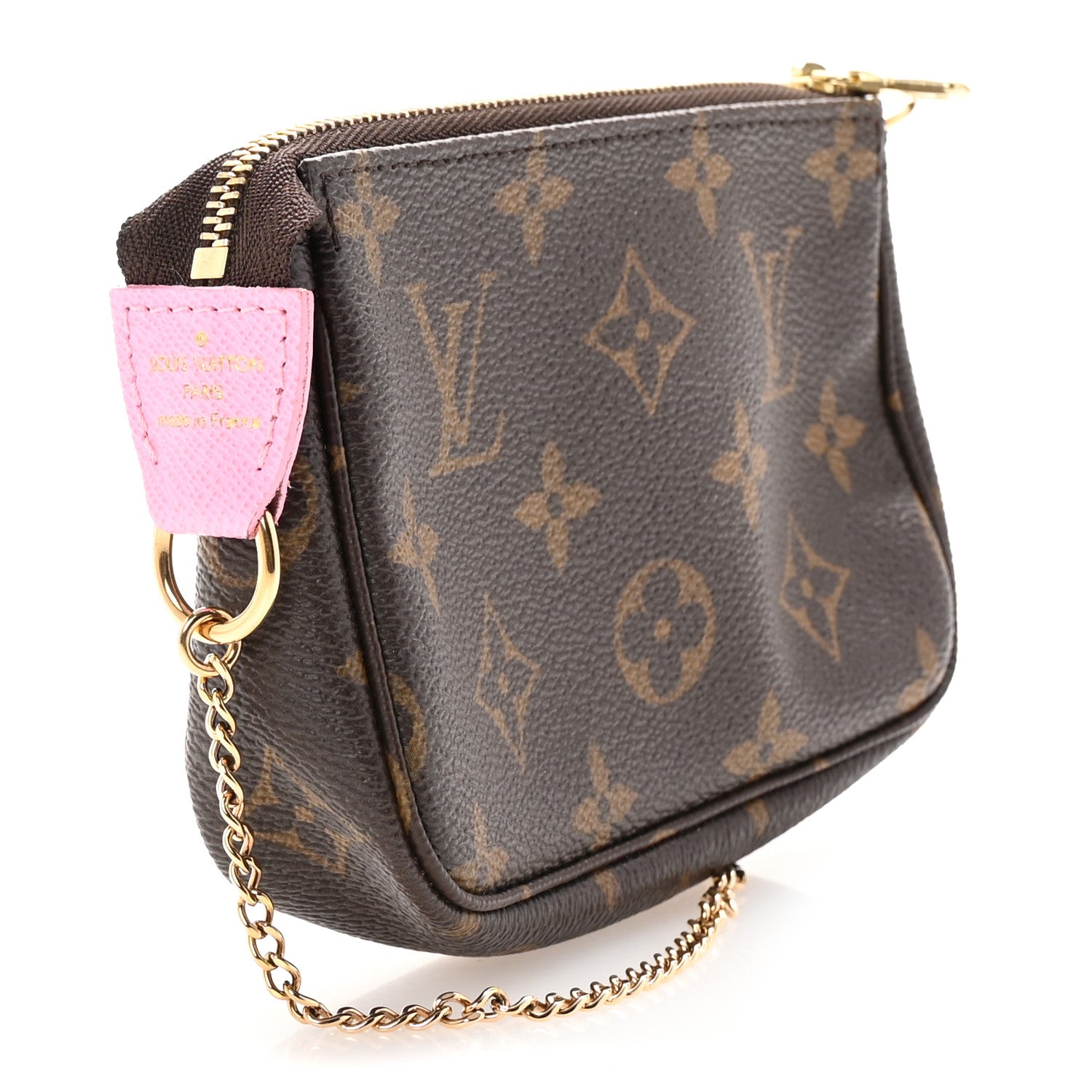 Louis Vuitton Monogram 2022 Christmas Animation Paris Mini Pochette Accessories Pink 3 of 8