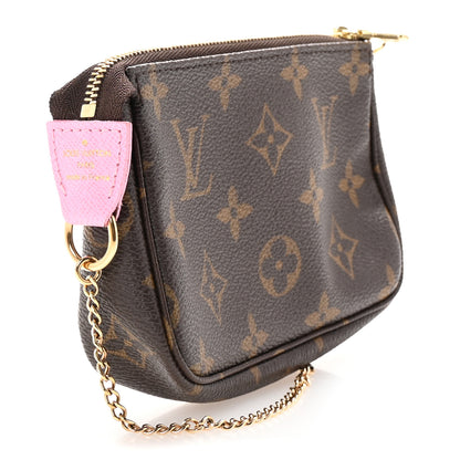Louis Vuitton Monogram 2022 Christmas Animation Paris Mini Pochette Accessories Pink 3 of 8