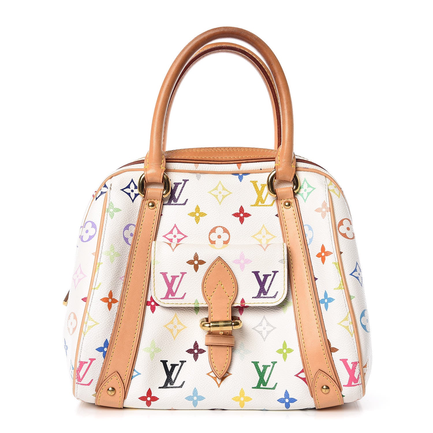 Louis Vuitton Monogram Multicolor Priscilla White 1 of 16