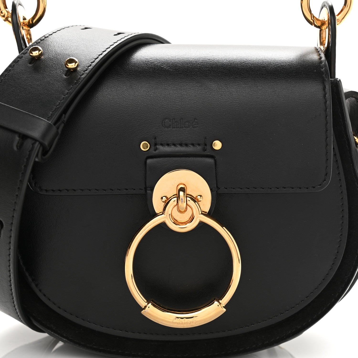 Chloe Calfskin Small Tess Bag Black 13 of 29