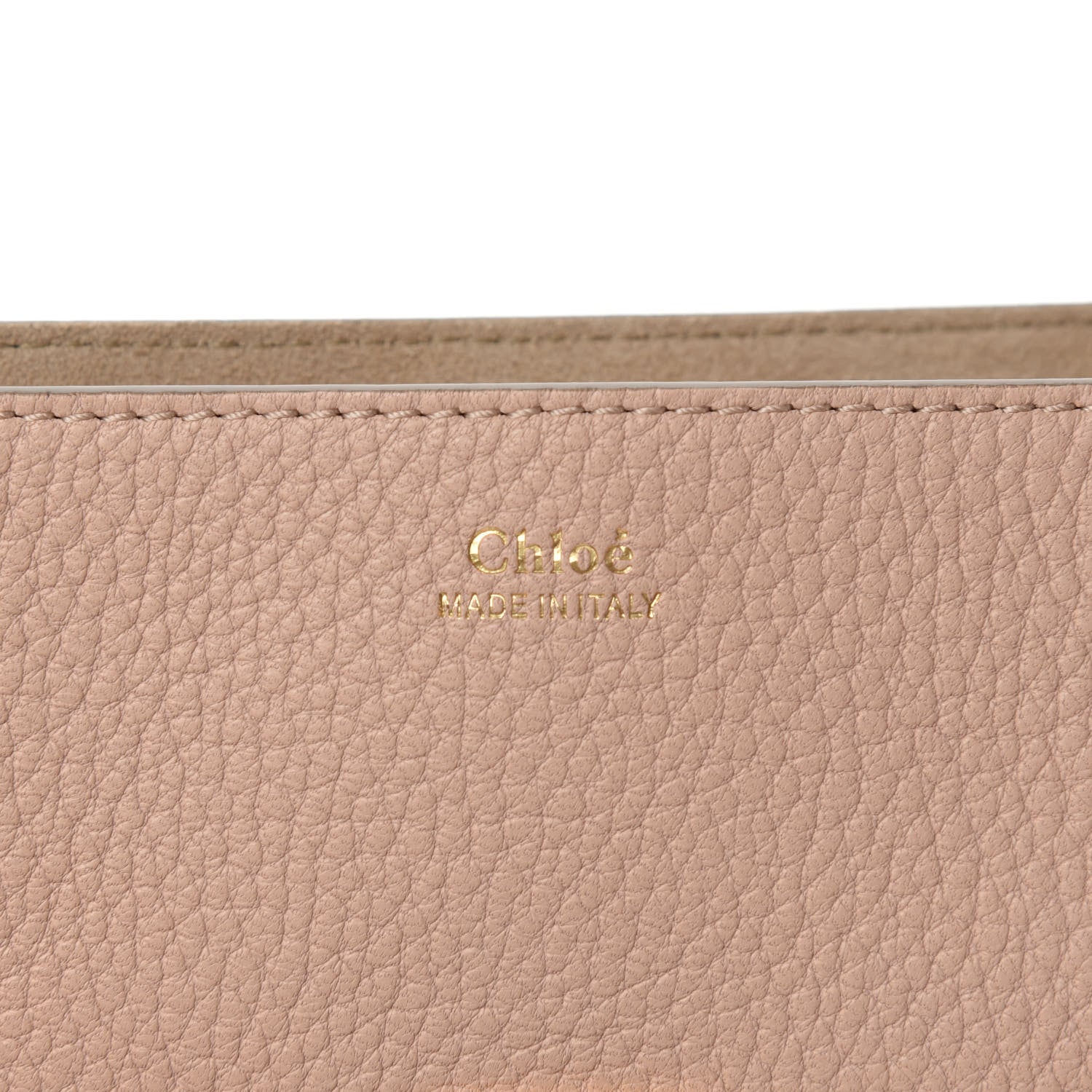 Chloe Grained Lambskin Drew Shoulder Bag Cement Pink 8 of 10