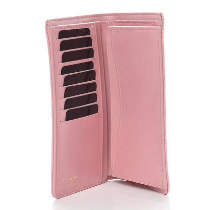 Chanel Iridescent Caviar Quilted Yen Wallet Rose Pink 5 of 9