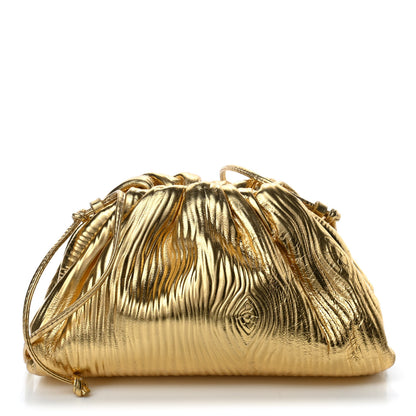 Bottega Veneta Metallic Bark Calfskin The Mini Pouch Gold 1 of 4