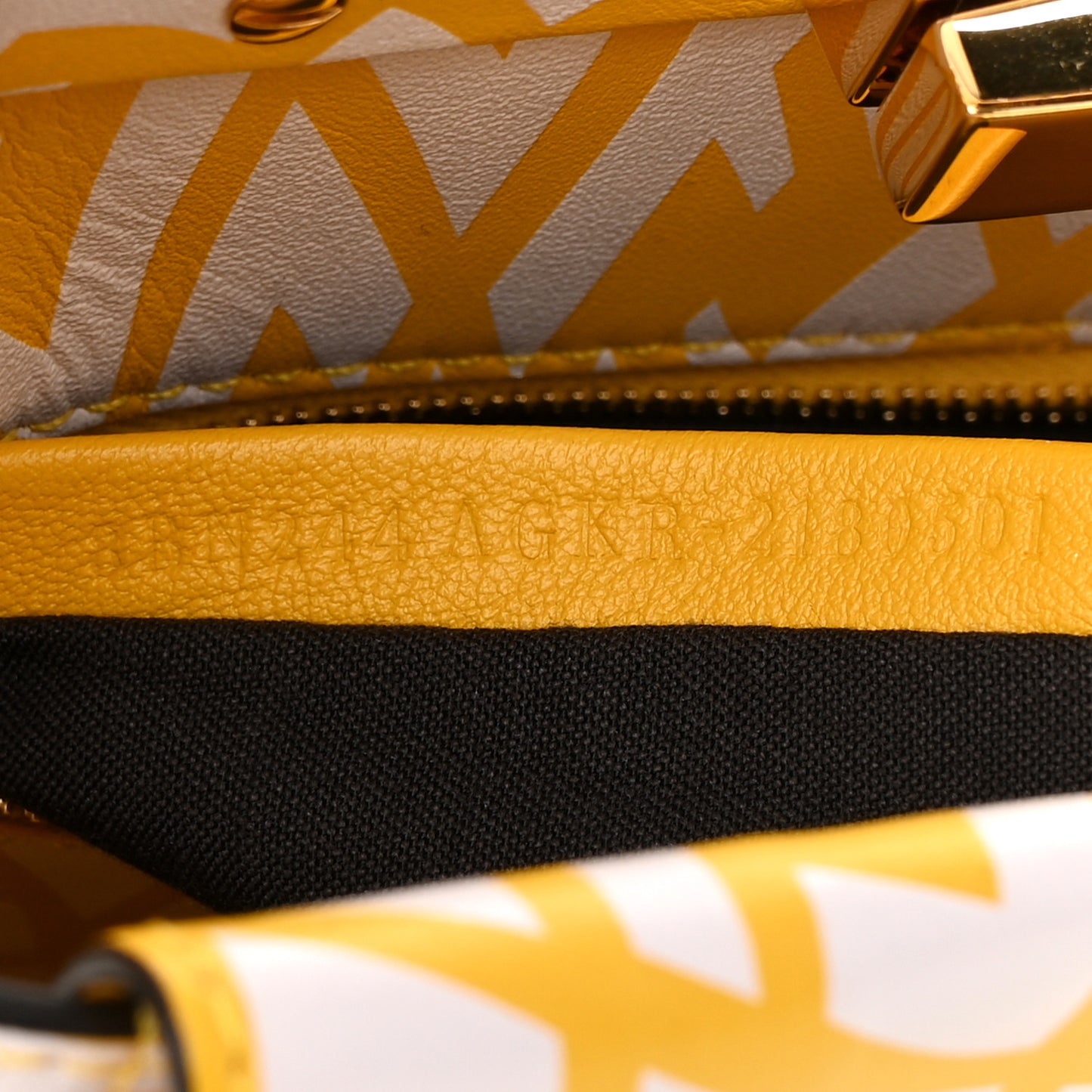 X SARAH COLEMAN Vitello Liberty Shiny Nappa Plexiglass FF Vertigo Mini Peekaboo Iconic Satchel Mimosa White