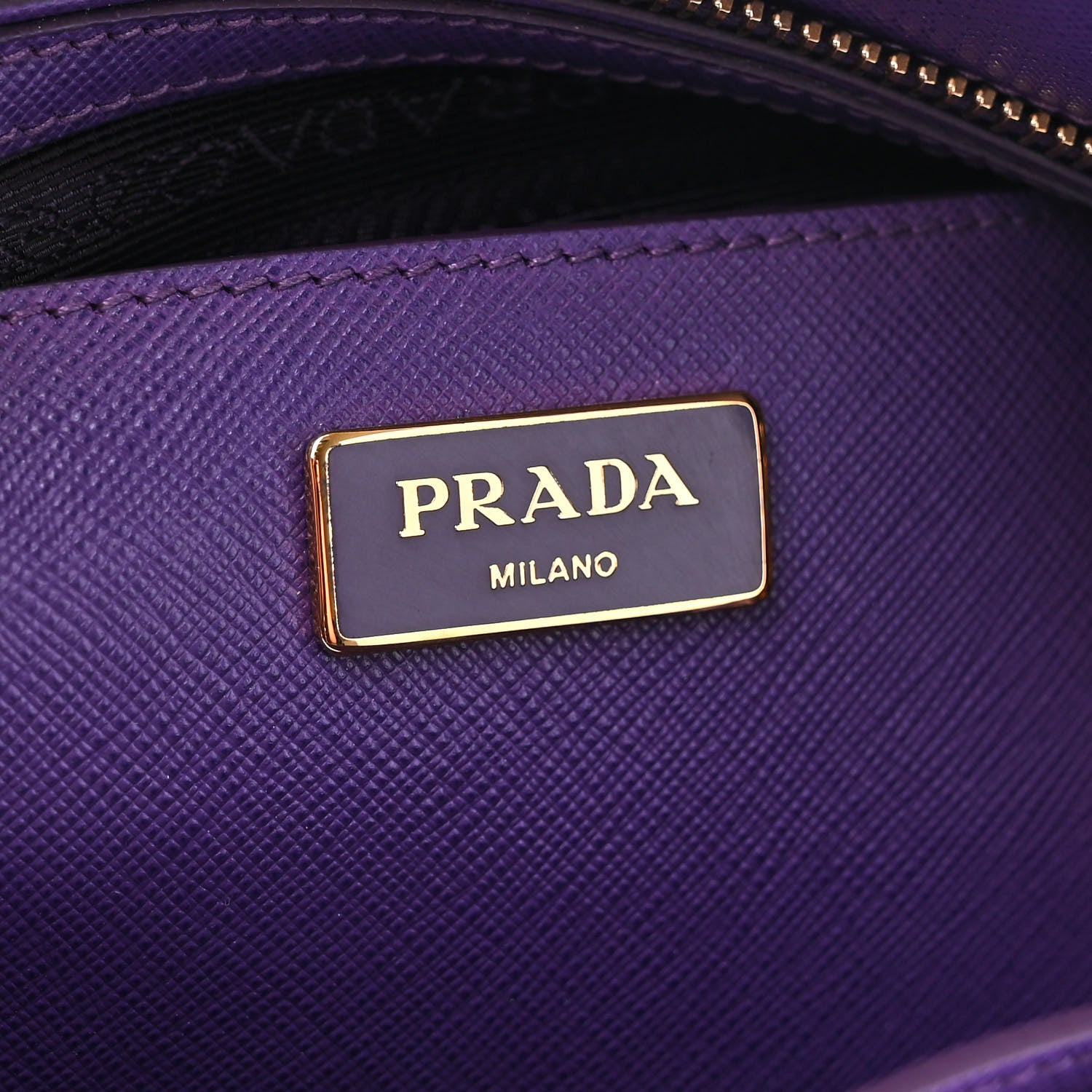 Prada Saffiano Medium Galleria Double Zip Tote Viola 8 of 12