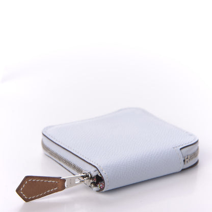 Hermes Epsom Silk'In Coin Purse Bleu Brume 3 of 8
