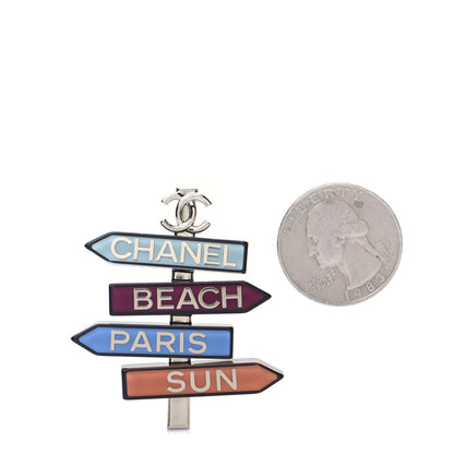 Chanel Resin By The Sea Sign Brooch Multicolor 2 of 8