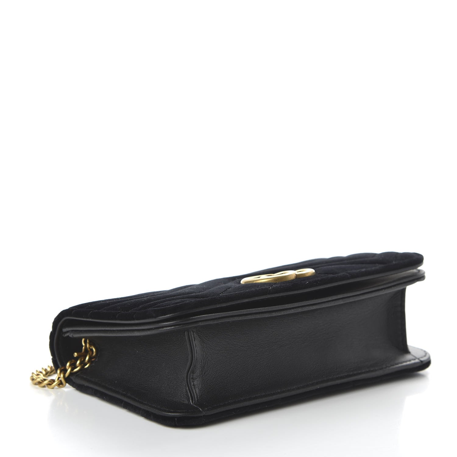 Gucci Velvet Matelasse GG Marmont Mini Bag Black 4 of 10
