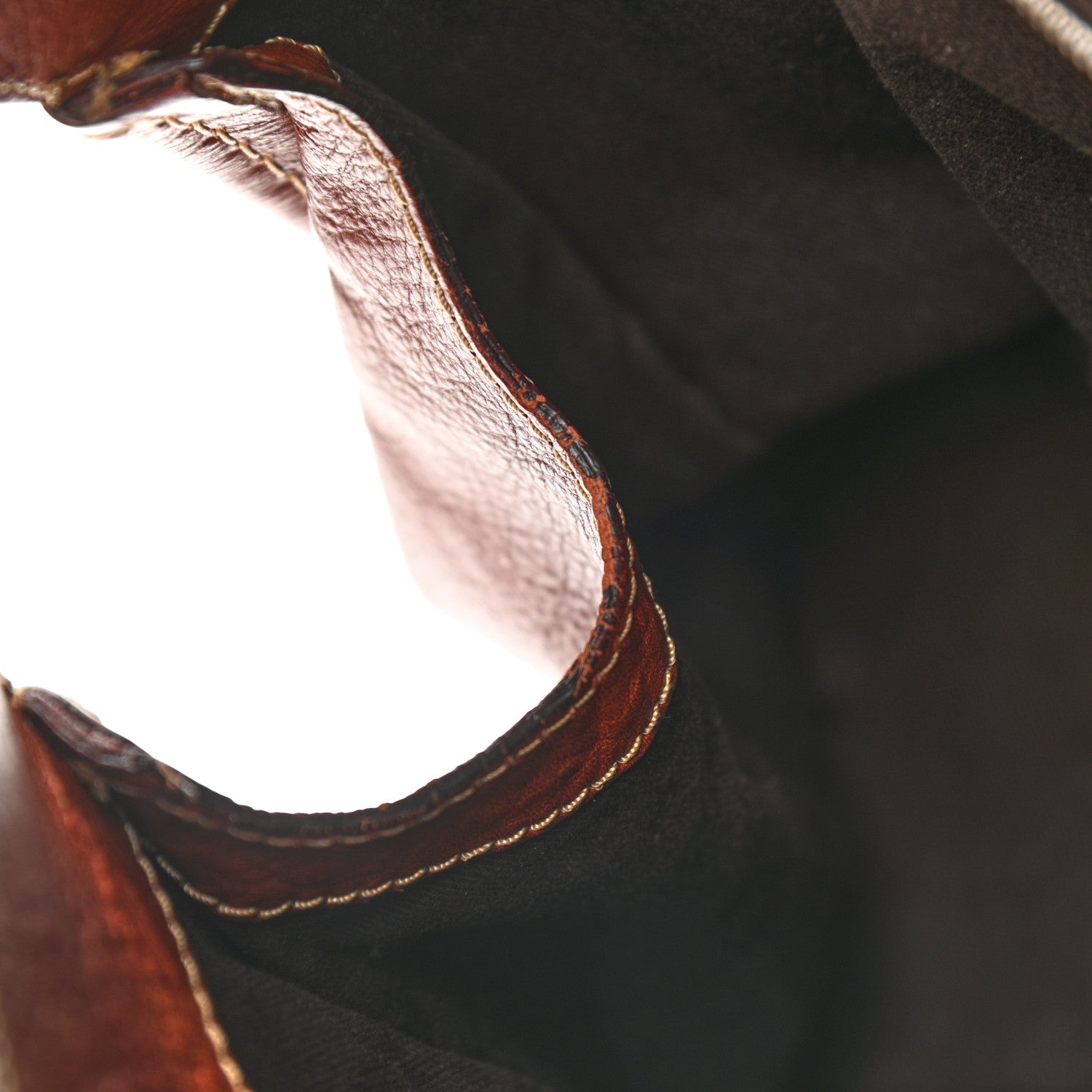 Chloe Calfskin Edith Satchel Ecureil Brown 9 of 17