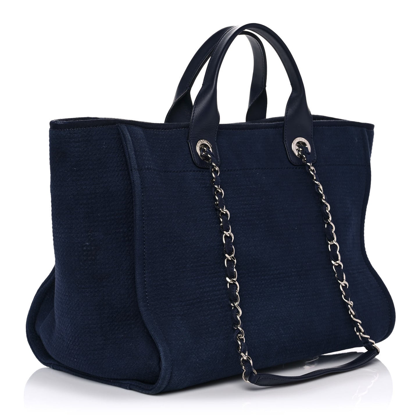 Mixed Fibers Medium Deauville Tote Black