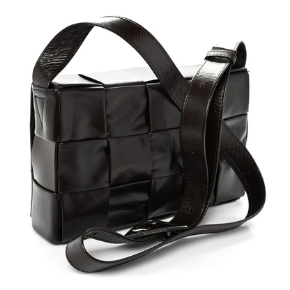 Bottega Veneta Paper Calfskin Maxi Intreccio Cassette Crossbody Bag Fondant 3 of 11
