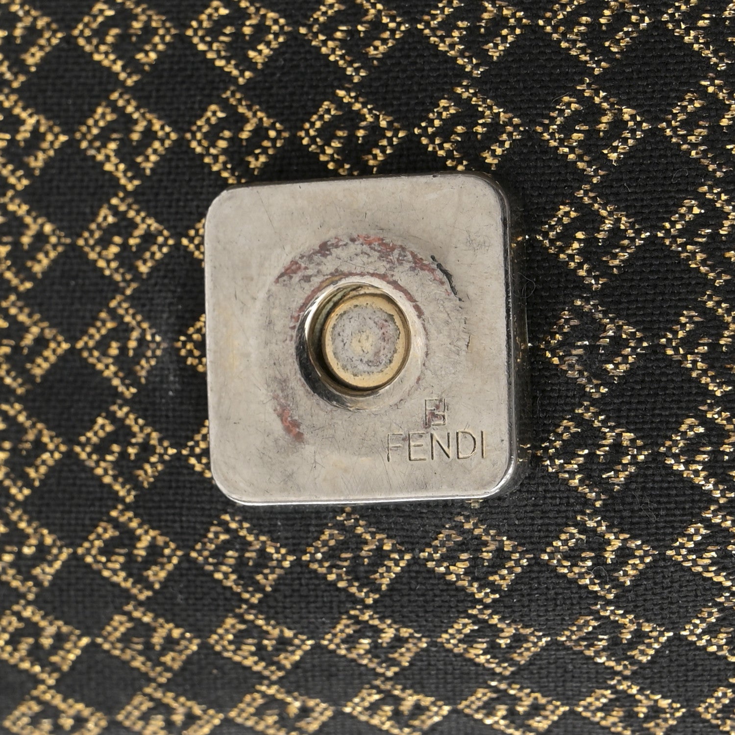 Fendi Micro Zucchino Forever Mini Mama Baguette Black Gold 1746292