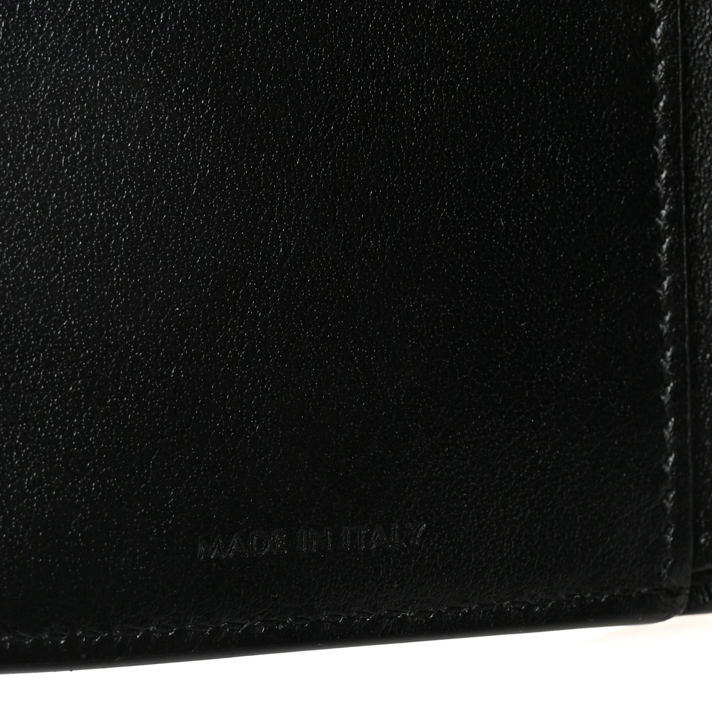 Grained Calfskin Nino Wallet Black