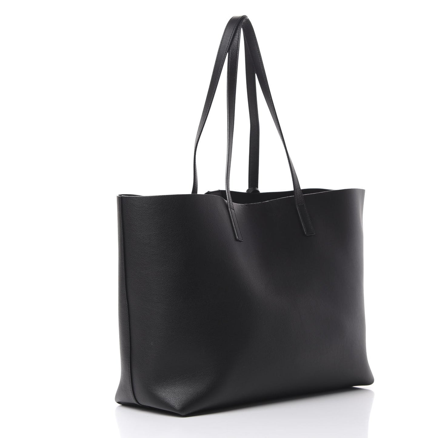 Calfskin Large Shopping Tote Black
