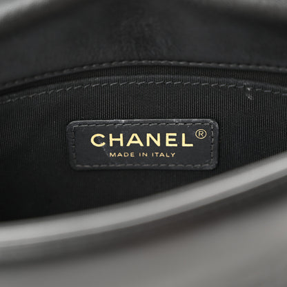 Chanel Lambskin Small Entwined Chain Flap Black 6 of 10