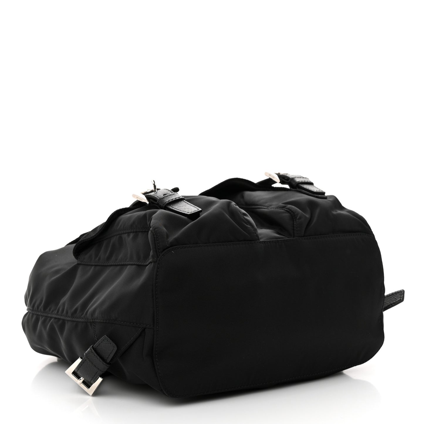 Tessuto Nylon Saffiano Vela Backpack Black